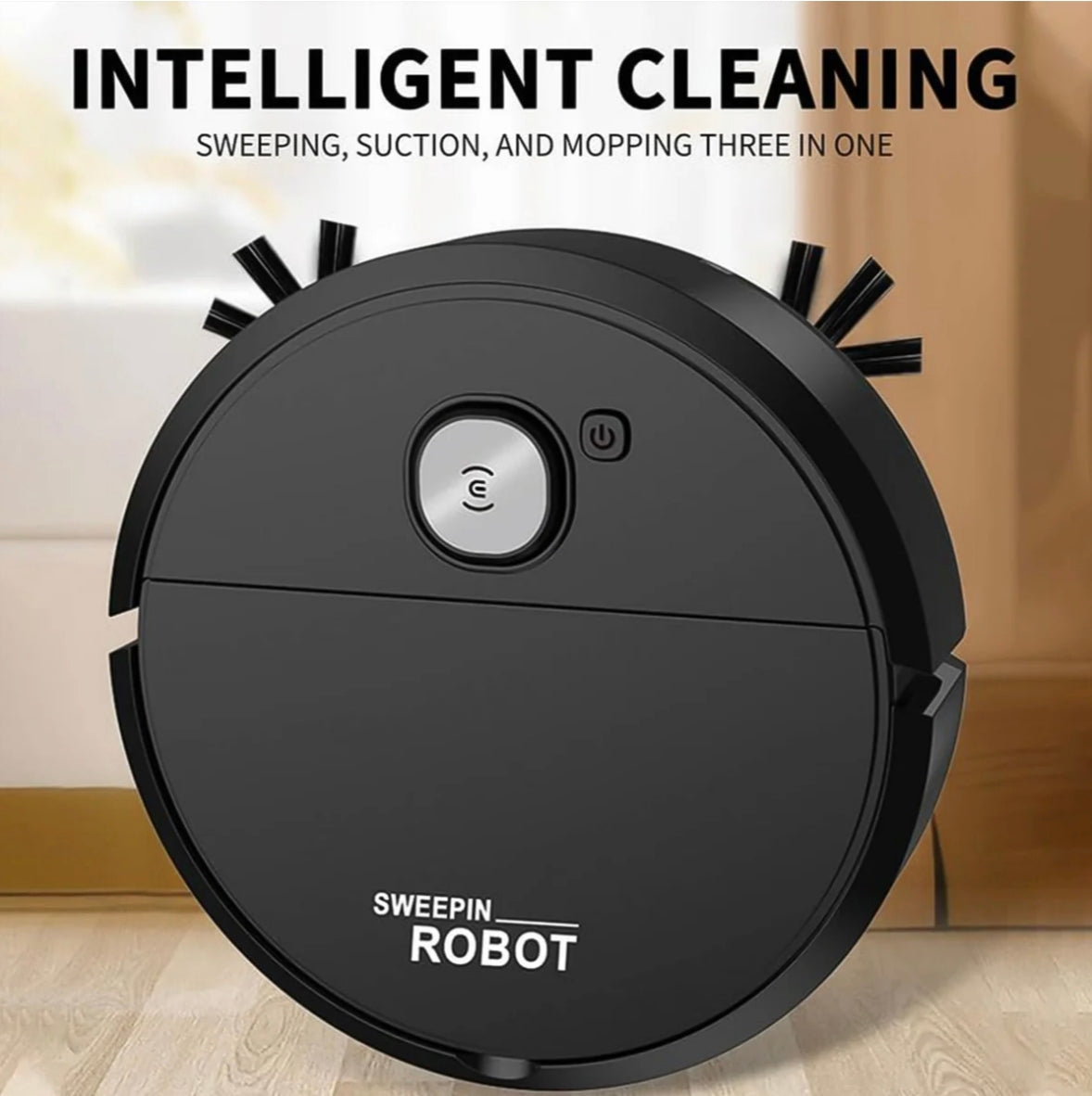 Automatic Smart Sweeping Robot Vacuum Cleaner – Rechargeable Floor Cleaning Robot for Home