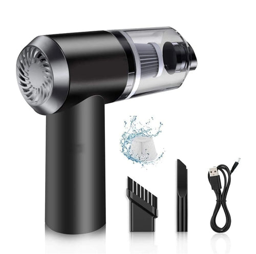 2 in 1 Wireless Vacuum Cleaner – 120W Handheld USB Rechargeable for Home & Car