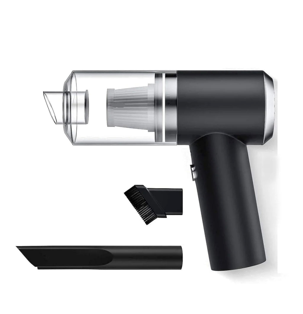 2 in 1 Wireless Vacuum Cleaner – 120W Handheld USB Rechargeable for Home & Car