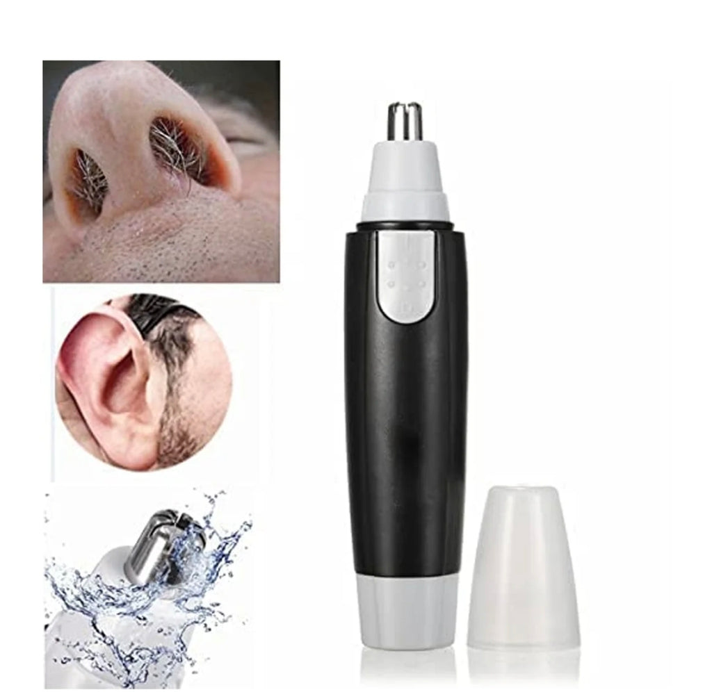 Sharp Steel Battery-Operated Ear and Nose Hair Trimmer