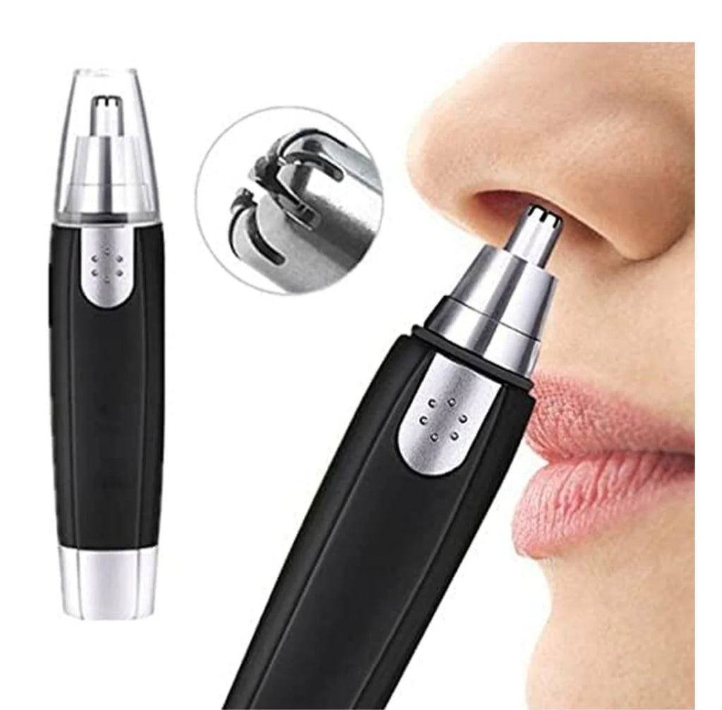 Sharp Steel Battery-Operated Ear and Nose Hair Trimmer