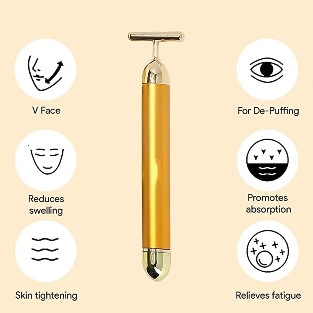 Golden Energy Face Massager